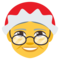 Mrs. Claus emoji on Emojione